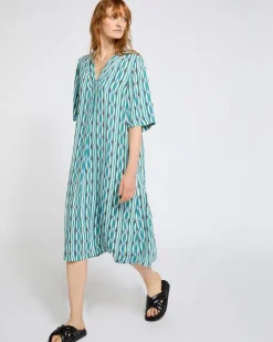 Sale Dunnes Stores Carolyn Donnelly The Edit Geometric Print Kaftan Dress