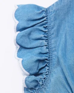 New Dunnes Stores Chambray Short And Top - Two Piece Set (6 Months-5 Years)