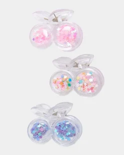 Online Dunnes Stores Cherry Hair Clips - Pack Of 3