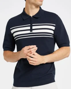 Online Dunnes Stores Chest Stripe Polo