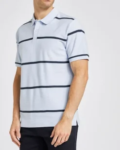 Outlet Dunnes Stores Chevron Stripe Regular Fit Polo