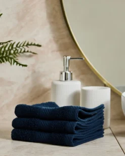 Online Dunnes Stores Classic Cotton Face Cloth (Pack Of 3)
