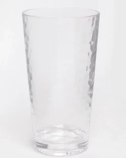 Hot Dunnes Stores Clear Hammered Highball Glass