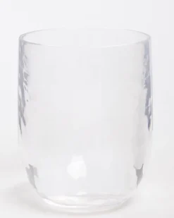 New Dunnes Stores Clear Hammered Tumbler