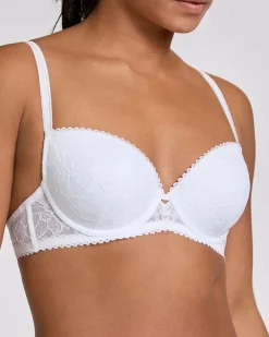 Discount Dunnes Stores Cleo Padded Lace Balcony Bra
