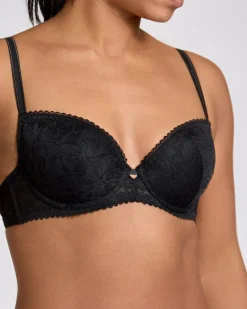 Discount Dunnes Stores Cleo Padded Lace Balcony Bra
