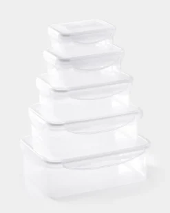 Sale Dunnes Stores Clip Lid Food Storage Box (5 Pack)