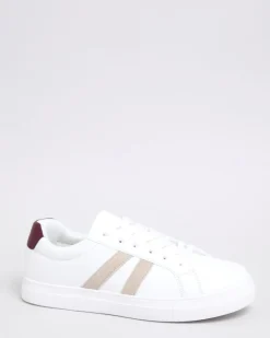 Hot Dunnes Stores Contrast Casual White Trainers