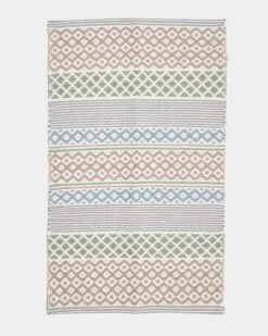 Sale Dunnes Stores Cotton Aztec Weave Bath Mat