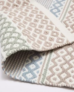 Sale Dunnes Stores Cotton Aztec Weave Bath Mat