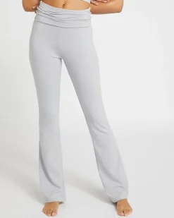Fashion Dunnes Stores Cotton Foldover Flared Leggings