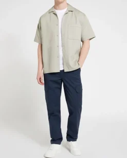 Sale Dunnes Stores Cotton Herringbone Shirt