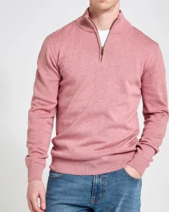 Clearance Dunnes Stores Cotton Quarter Zip Jumper