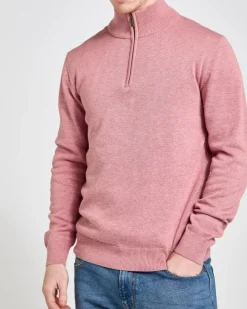 Clearance Dunnes Stores Cotton Quarter Zip Jumper