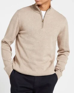 Hot Dunnes Stores Cotton Quarter Zip Jumper