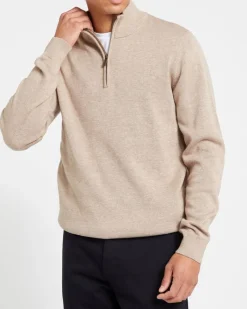 Hot Dunnes Stores Cotton Quarter Zip Jumper
