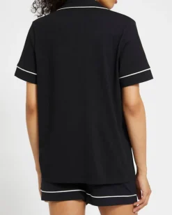 New Dunnes Stores Cotton Revere Shorts Pyjama Set