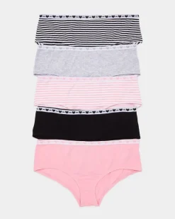 Fashion Dunnes Stores Cotton Rich Boypants - Pack of 5