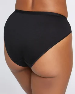 New Dunnes Stores Cotton Rich High Leg Knickers - Pack Of 3