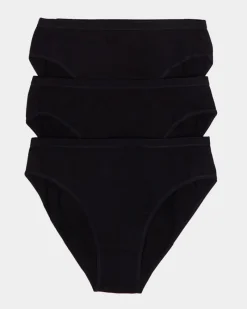 New Dunnes Stores Cotton Rich High Leg Knickers - Pack Of 3