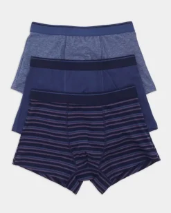 Fashion Dunnes Stores Cotton Rich Hipster Boxers - Pack Of 3