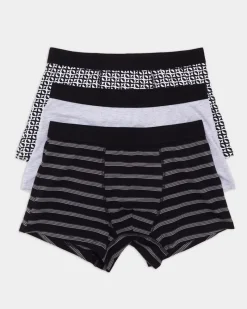 Sale Dunnes Stores Cotton Rich Hipster Boxers - Pack Of 3