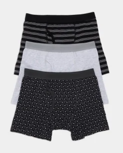 Online Dunnes Stores Cotton Rich Keyhole Trunks - Pack Of 3