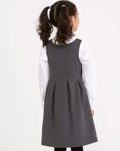 Fashion Dunnes Stores Cotton Rich Knitted Pinafore