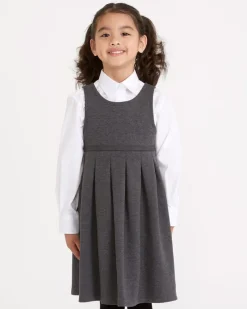 Fashion Dunnes Stores Cotton Rich Knitted Pinafore