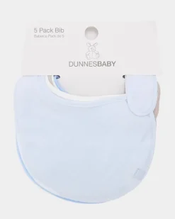 Outlet Dunnes Stores Cotton Rich Terry Bib - Pack Of 5