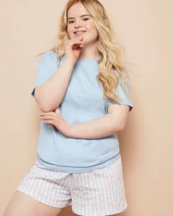 Hot Dunnes Stores Cotton Short Sleeve Pyjama Set