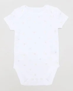 Fashion Dunnes Stores Cotton Short-Sleeved Bodysuits - Pack Of 5 (Newborn-3 Years)