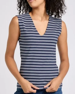 Outlet Dunnes Stores Cotton Stretch V-Neck Vest