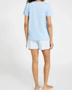 Clearance Dunnes Stores Cotton T-Shirt And Shorts Pyjama Set