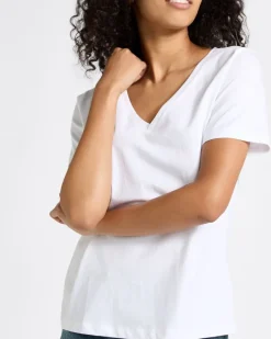 Best Dunnes Stores Cotton V-Neck T-Shirt