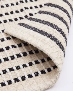 Fashion Dunnes Stores Cotton Weave Stripe Bath Mat