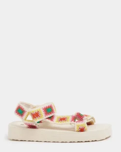 Online Dunnes Stores Crochet Sandal (Size 10-5)