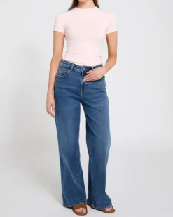 Fashion Dunnes Stores Crop Fitted Polyamide Stretch Top