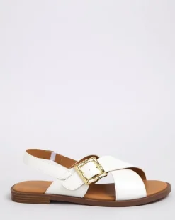 Discount Dunnes Stores Cross Strap Flat Sandal
