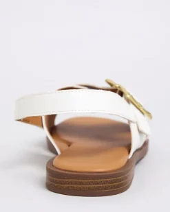 Discount Dunnes Stores Cross Strap Flat Sandal