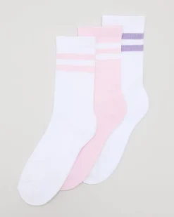 Discount Dunnes Stores Cushion Crew Socks - Pack Of 3