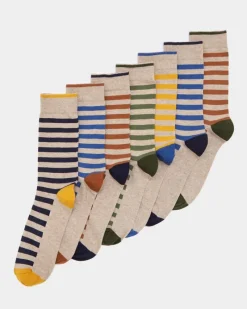 Clearance Dunnes Stores Design Socks - Pack Of 7
