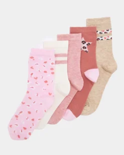 Hot Dunnes Stores Design Socks - Pack Of 5