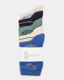 Discount Dunnes Stores Design Socks - Pack Of 5
