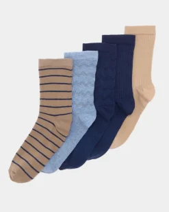 Clearance Dunnes Stores Design Socks - Pack Of 5