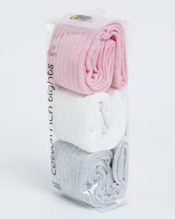 Clearance Dunnes Stores Design Tights - Pack Of 3 (Newborn-10 Years)