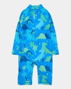 Discount Dunnes Stores Dino Unitard Swimsuit Set (6 Months-6 Years) - 2 Pieces
