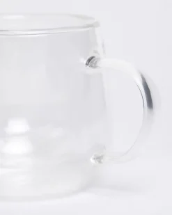 Clearance Dunnes Stores Double Wall Glass Cup With Handle - 300ml