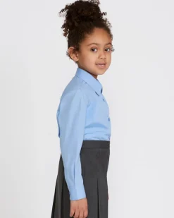 Fashion Dunnes Stores Easy Care Long-Sleeved Blouse - Pack Of 3 (4-16 Years)