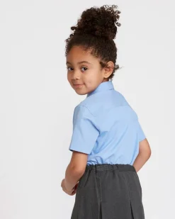 Discount Dunnes Stores Easy Care Short-Sleeved Blouses - Pack Of 3 (4-16 Years)